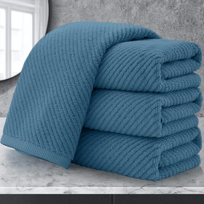 Stylish VOOVA MOVAS Hand Towels for Bathroom Set of 4 Large 18 x 28 Cotton Innovative