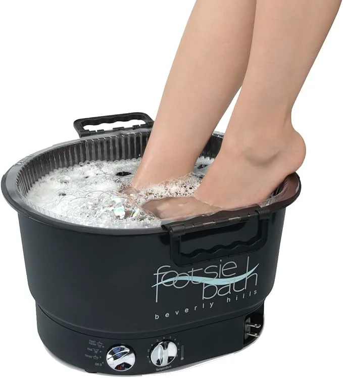 High-Grade Footsie Bath Footbath Plus Spa 4-Setting Switch 30 Min Timer Temperature Durable