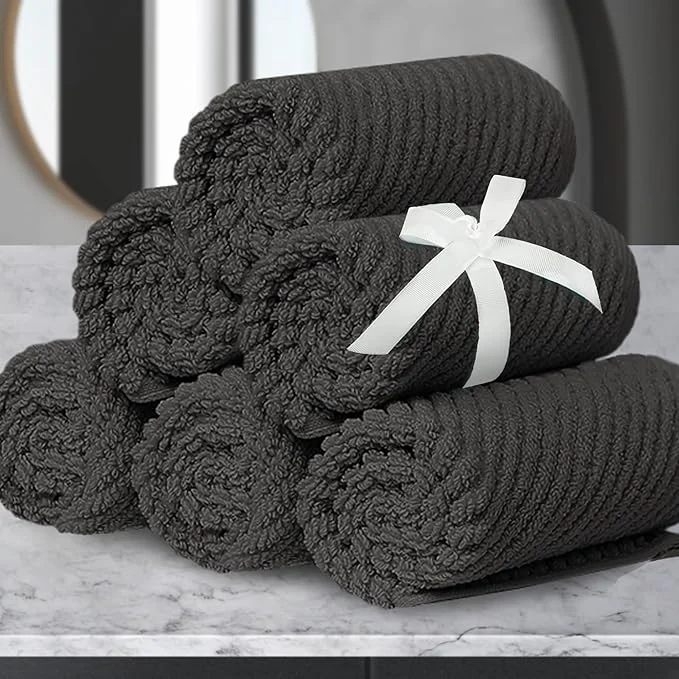 Convenient VOOVA MOVAS Grey Washcloths Recyclable