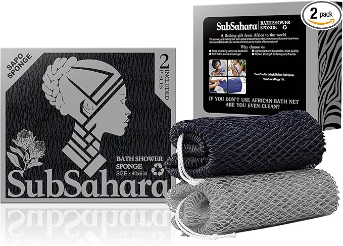 Breathable SubSahara African Net Sponge Powerful