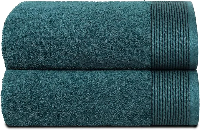 Traditional Belizzi Home Ultra Soft 2 Pack Oversized Bath Towel Set 28×55 inches Selected
