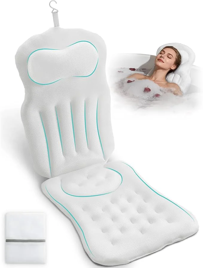 Healthy Full Body Bath Pillow for Bathtub 5D Thick Tub Pillow for Bathtub Elegant