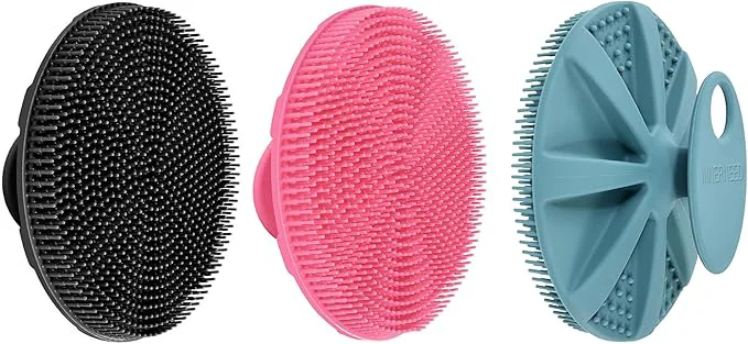 Proven INNERNEED Food-Grade Soft Silicone Body Scrubber Shower Brush Handheld Crafted