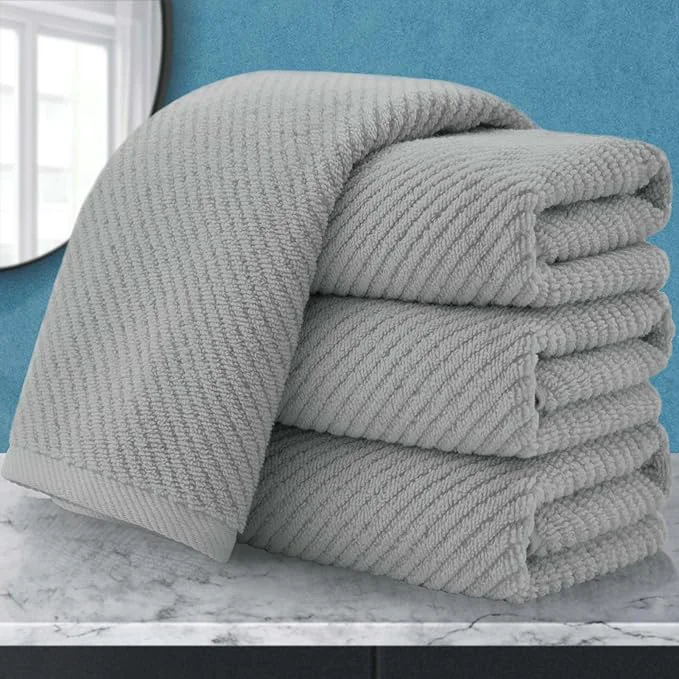Powerful VOOVA MOVAS Grey Hand Towels for Bathroom Large 18 x 28 Dependable
