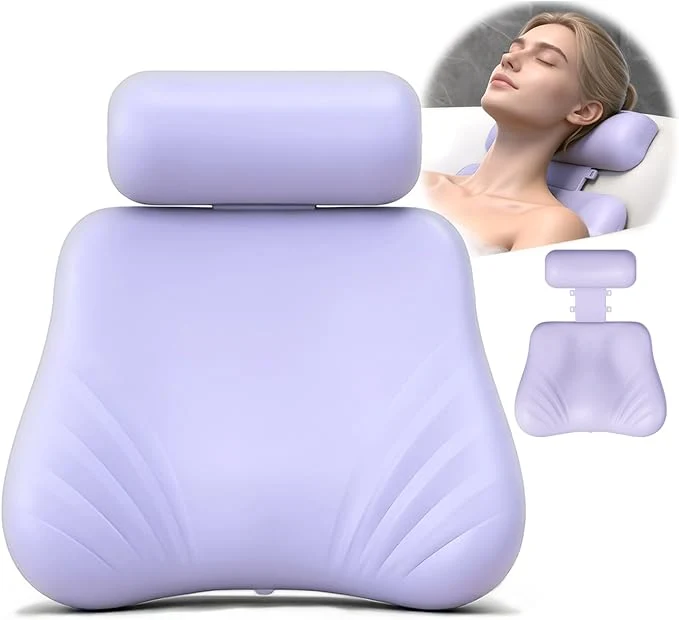 Natural Silicone Bath Pillow Upgraded Bath Pillows High-Performance
