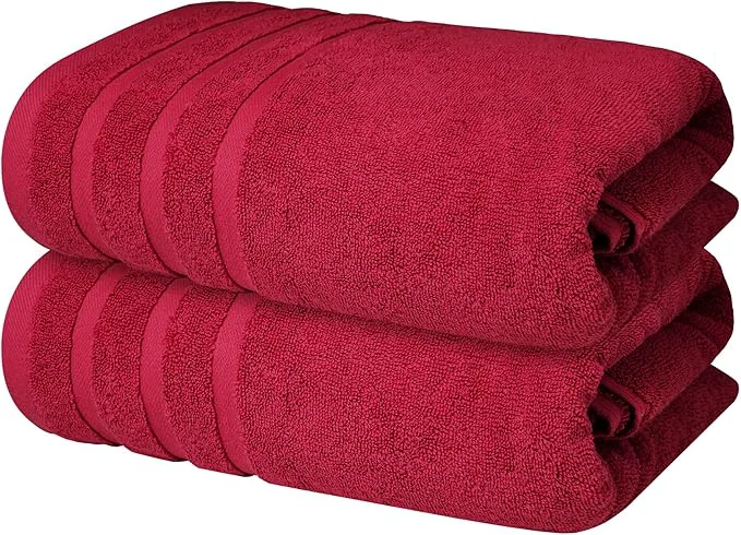Fashionable Infinitee Xclusives Cotton Luxury Bath Towels Set of 2 Soft