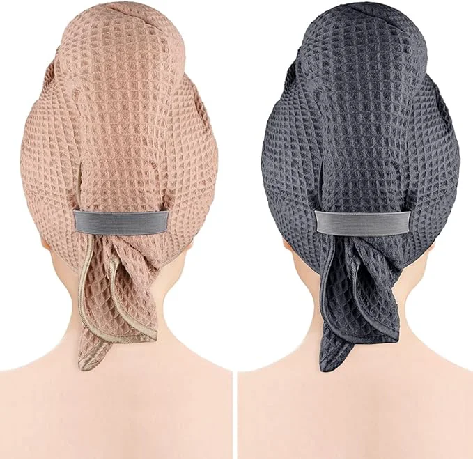 Casual GLIMGLINT 2 Pack Microfiber Hair Towel Wrap Premium Material