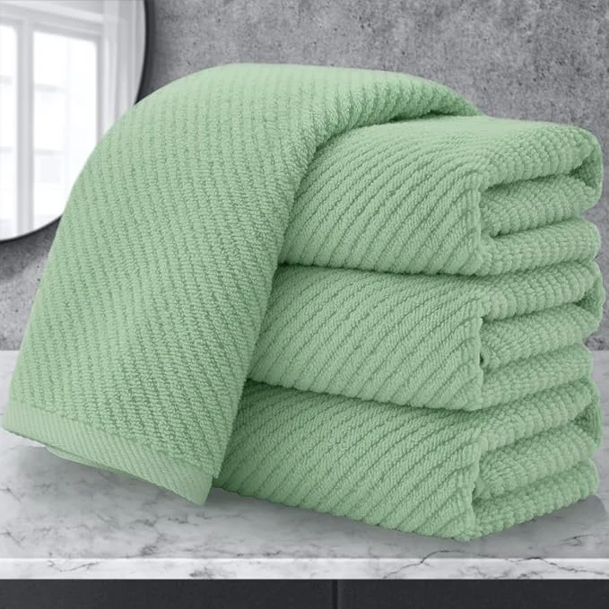 Official VOOVA MOVAS Hand Towels for Bathroom Set of 4 Large 18 x 28 Cotton High-Quality