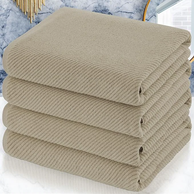 Crafted VOOVA MOVAS Bath Towels Set of 4 Large 30 x 56 High-Performance