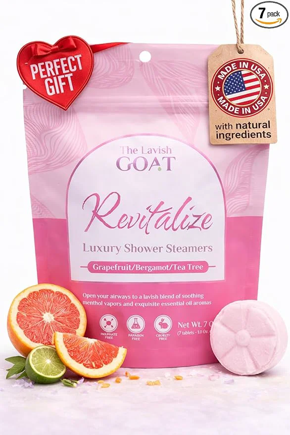 Advanced TLG Revitalize Shower Steamers Aromatherapy 7 Pack – USA Made Quality