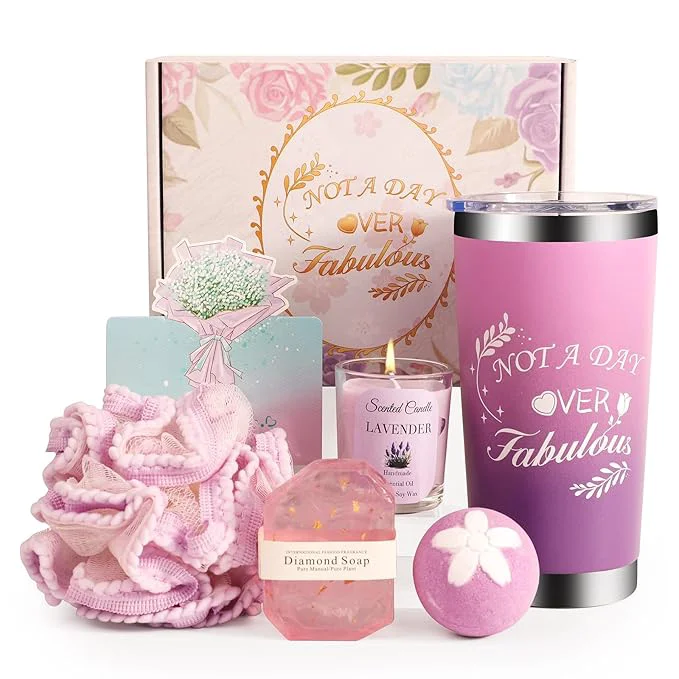Breathable Birthday Gift for Women Spa Basket Sets Get Well Gifts Self Care Gifts for Crafted
