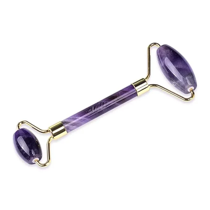 Solid Jade Roller Face Roller Facial Beauty Roller Skin Care Tools Quartz Massager Practical