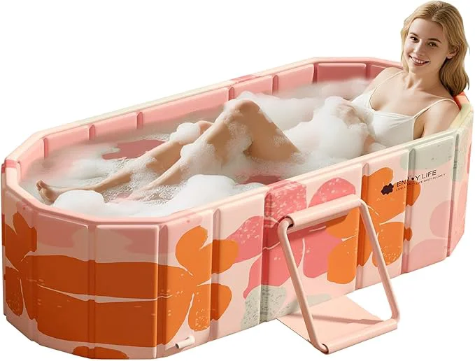 Versatile Portable Foldable Bathtub standing Bathtub No Installation Bathroom SPA Recyclable