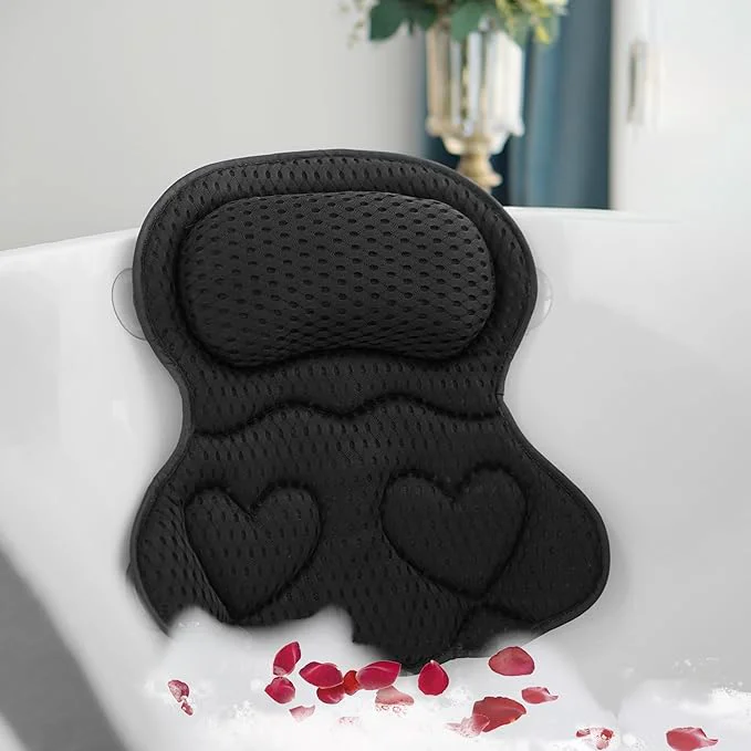 Eco-Friendly Bath Pillows for Tub Luxury Bath Pillow for Head and Neck Fit Bathtub Hot Tub Responsible