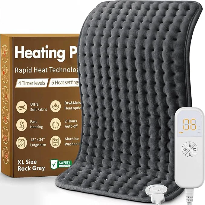 User-Friendly Christmas Gifts Heating Pad for Back Shoulder Pain Cramps Relief Electric High-Performance