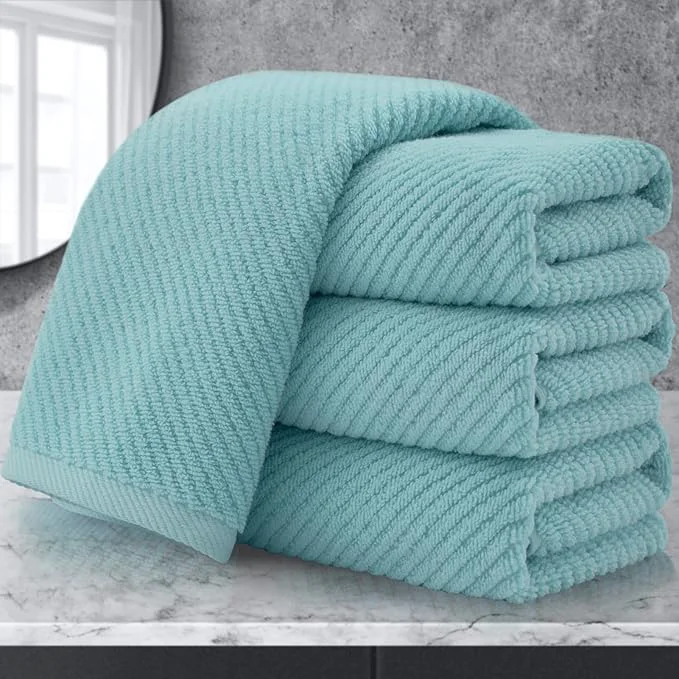 Exclusive Teal Hand Towels for Bathroom Bathroom Hand Towels Set of 4 Large 18 x 28 Contemporary