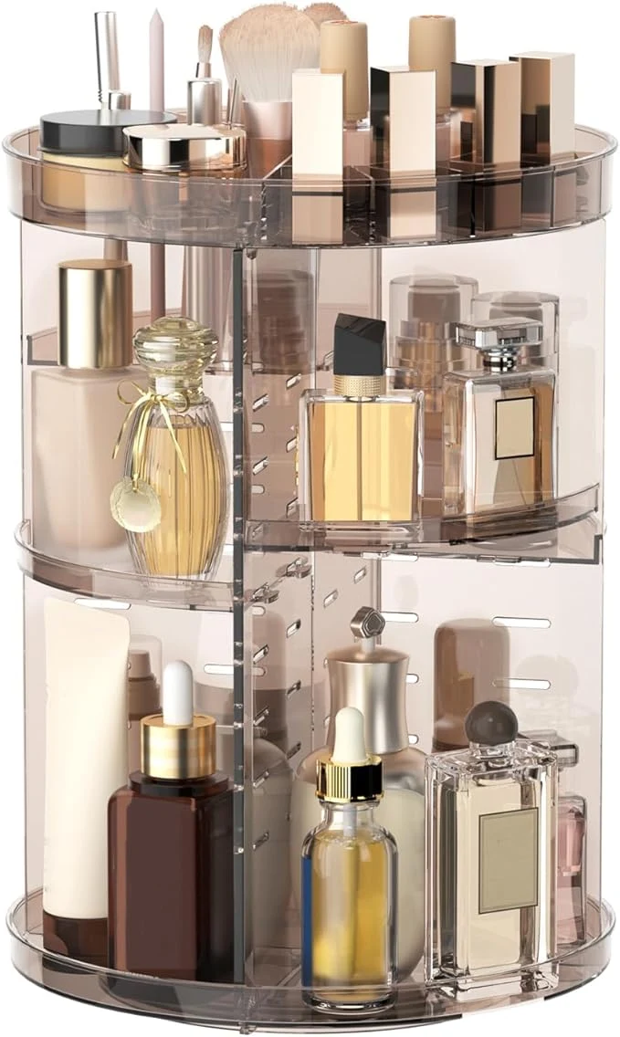 Green 360 Rotating Makeup Organizer Smooth