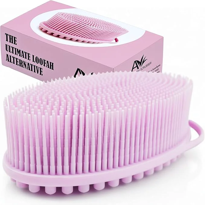 Efficient Avilana Premium Silicone Body Scrubber Reliable