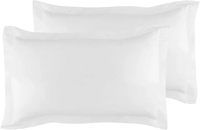 Casual King Pillow Shams Set of 2 White Pillow Shams King Size 20×36 Pillow Covers Egyptian Cotton 600 Thread Count Soft Skin Friendly Cushion Cover Cases Decorative Pillow Shams for Bed Functional