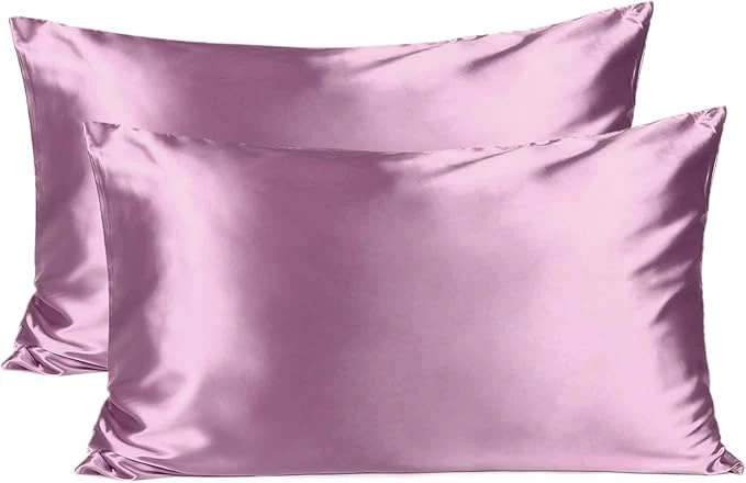 Safe Yani Satin Pillowcase Silk Pillow Cases for Hair and Skin with Zipper Standard Pillow Cases Set of 2 for 20 quot x26 quot Exquisite Packaging for Women Men Official