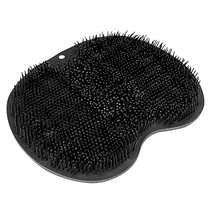 Official Shower Foot Scrubber Mat Back Washer Back Exfoliating Bath Wash Pad Wall Authentic