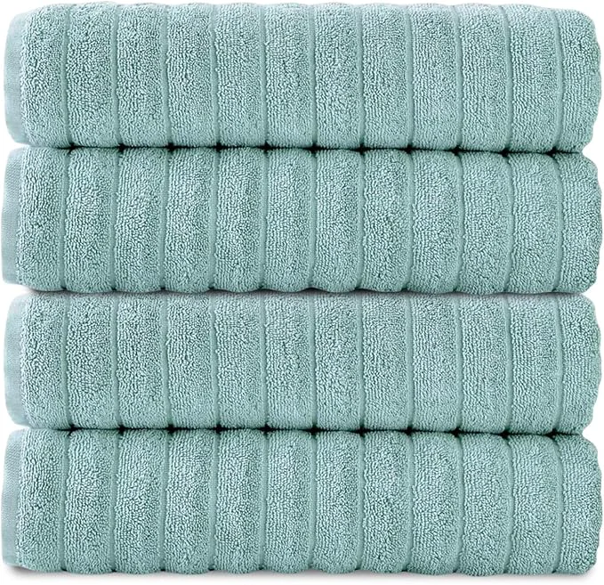 High-Grade Classic Turkish Towels CTT Premium 4 Pack Bath Towels Set Made Consistent
