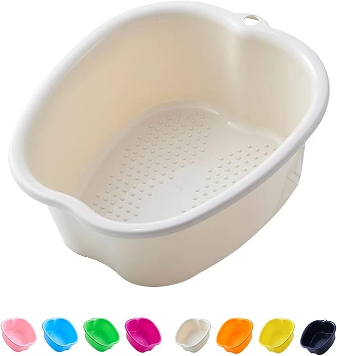 Contemporary AXLOFO® Foot Soaking Bath Basin Large Plastic Foot Soaking Tub Feet Massage Optimized