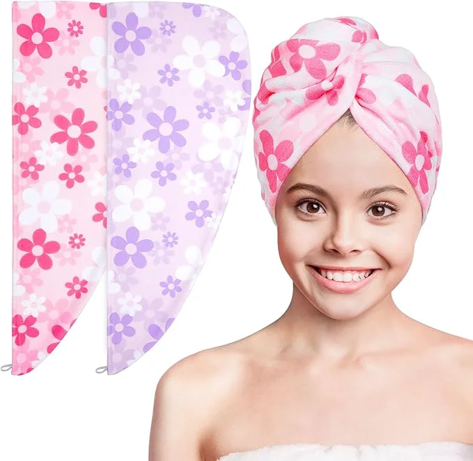 Verified Basumee Microfiber Hair Towel Wrap Next-Generation