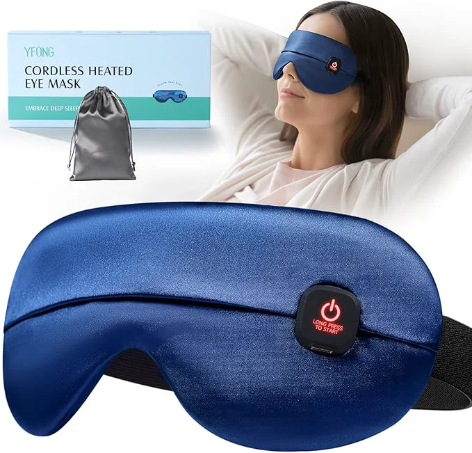 Contemporary YFONG Cordless Heated Eye Mask for Dry Eyes Warm Eye Compress for Stye Quality