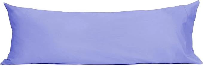 Trusted Sunflower Body Pillowcase Cotton Long Pillow Cover Case Envelope Closure 1 Pack 20×54 inches Lavender Soft and Breathable Responsible