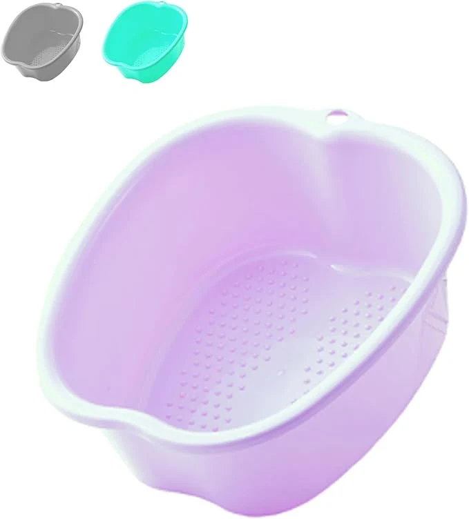 Clean AXLOFO® Foot Soaking Bath Basin Large Plastic Foot Soaking Tub Feet Massage Reusable