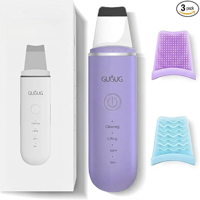 Advanced GUGUG Skin Scrubber Face Spatula 4 Modes Skin Spatula Blackhead Remover Pore High-Performance