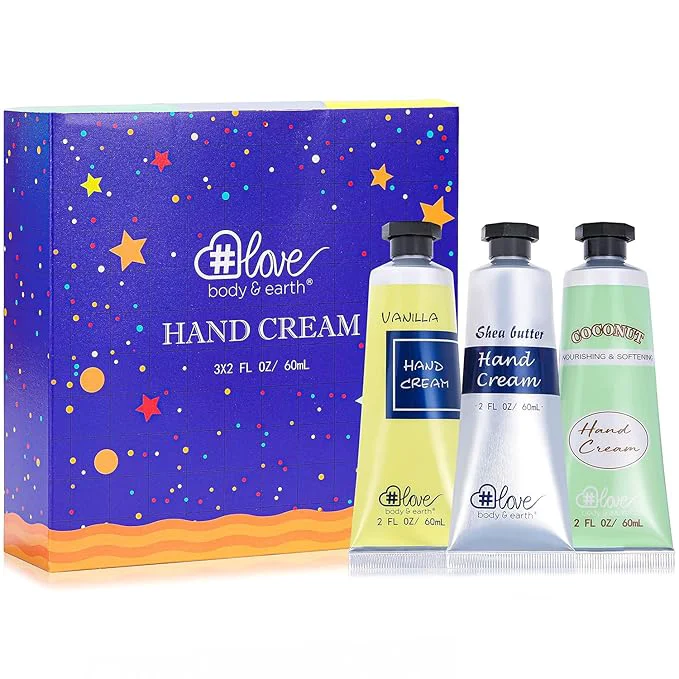 Enhanced BODY EARTH LOVE Hand Cream Gift Set Mothers Day Gifts Next-Generation