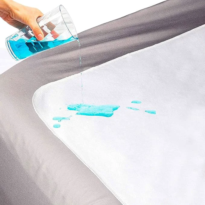 Elegant DMI Bed Pad Waterproof Sheet to be Used as a Mattress Protector Pee Pad Bed Liner Incontinence Pad Furniture Cover or Seat Protector Not Reversible Flat Fit Machine Washable 36 x 54 Practical