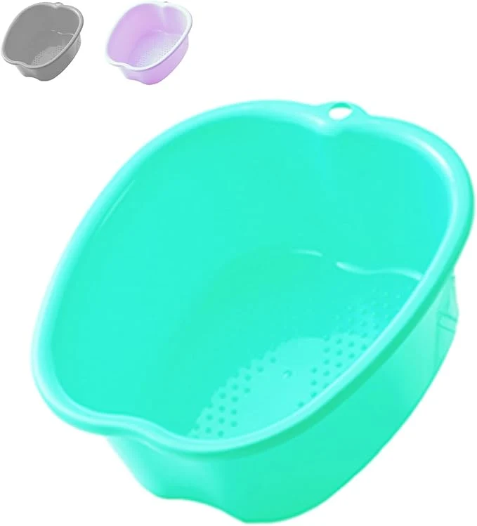 Recyclable AXLOFO® Foot Soaking Bath Basin Large Plastic Foot Soaking Tub Feet Massage Solid