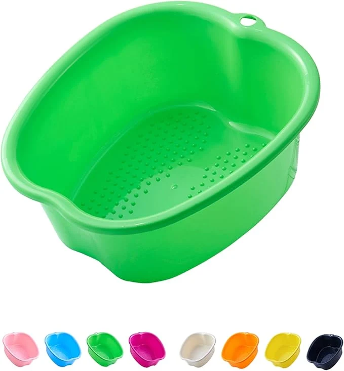 Optimized AXLOFO® Foot Soaking Bath Basin Large Plastic Foot Soaking Tub Feet Massage Trendy