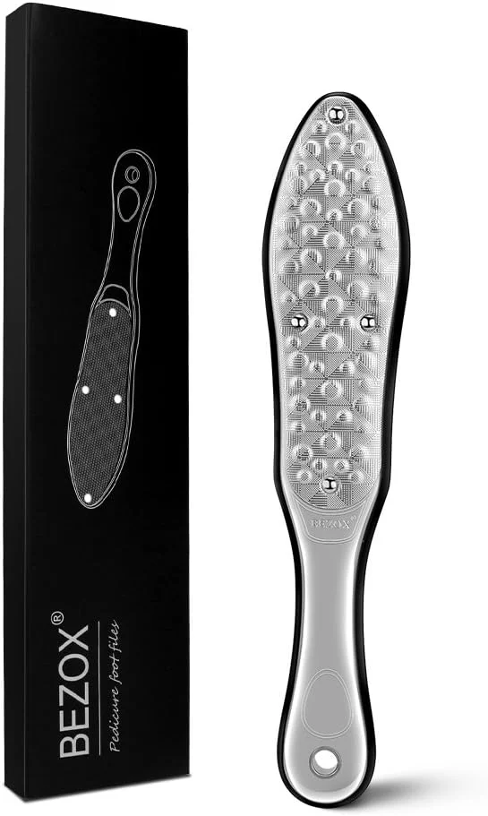 Premium Material BEZOX Professional Foot File Callus Remover Double Sided Pedicure Rasp First-Class