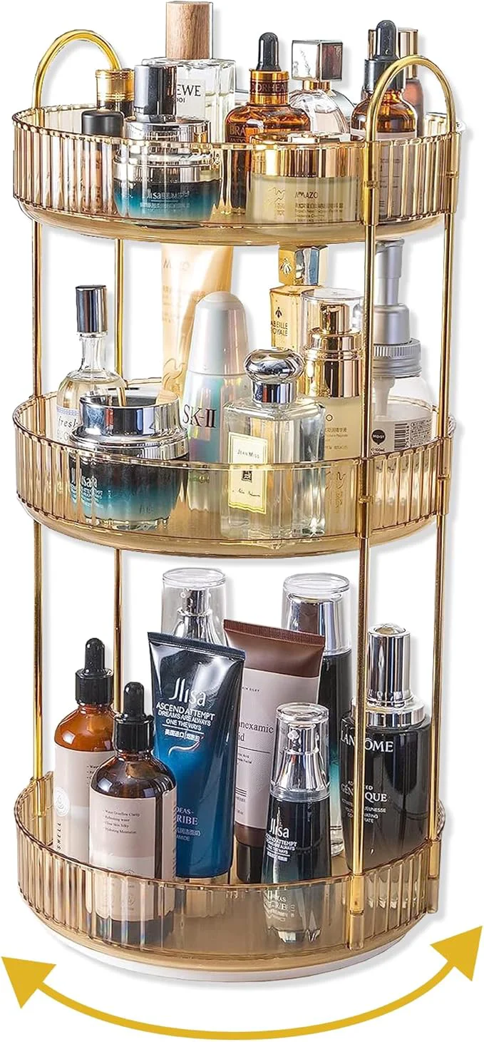 Trusted Asayuee 360 Rotating Makeup Organizer Certified