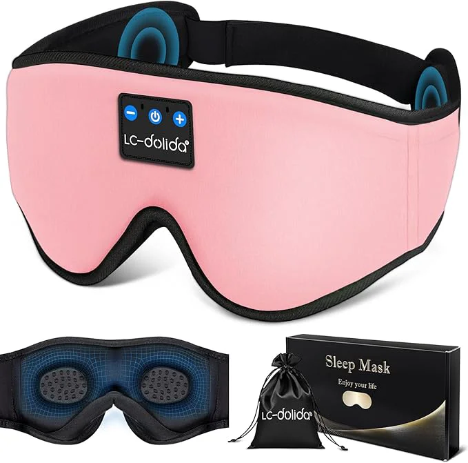 Proven LC-dolida Sleep Headphones Sleep Mask Bluetooth Wireless Music Eye Mask Smart