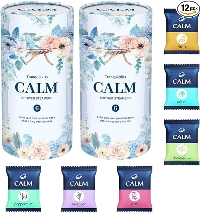 Authentic Shower Steamers 12 Count Scented Shower Bombs Practical