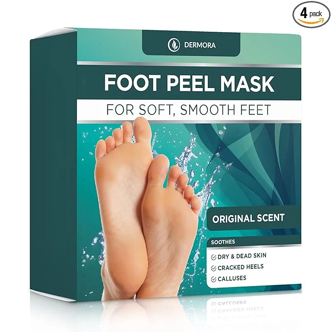 Modern DERMORA Foot Peel Mask Skin Exfoliating Foot Masks Functional