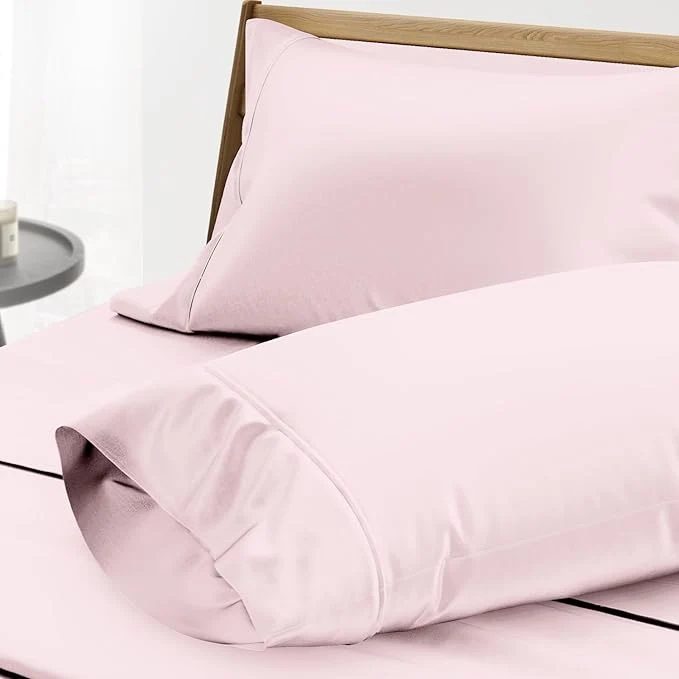 Responsible Thread Spread Egyptian Cotton Pillow Cases Queen Size Set of 2 – Luxury 1000 Series Paradise Collection Queen Pillow Cases Blush Soft Cooling Sateen Hotel Egyptian Cotton Pillowcases Modern