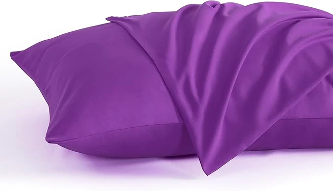 Responsible NTBAY Standard Pillow Cases Set of 2 2 Pack Brushed Microfiber 20×26 Pillow Cases Soft Wrinkle Fade Stain Resistant Purple Pillow Cases with Envelope Closure 20×26 Inches Purple Smart