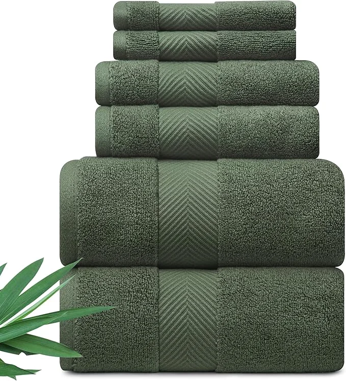 Versatile Alusa Home Ultra Soft Plush Viscose from Bamboo Bath Towels High-End