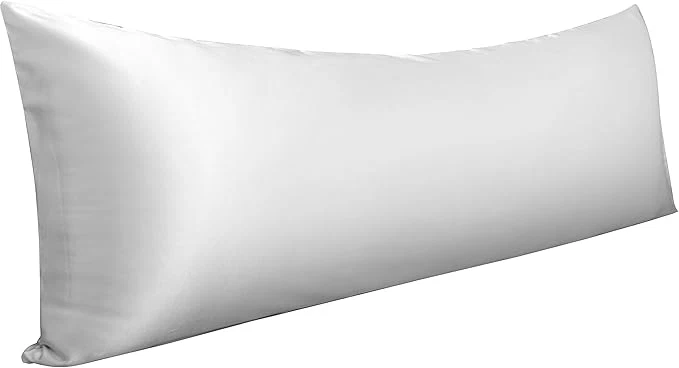 Consistent NTBAY Satin Body Pillowcase for Hair and Skin Luxurious and Silky Pillow case with Envelope Closure 20×54 Inches Silver Grey Original