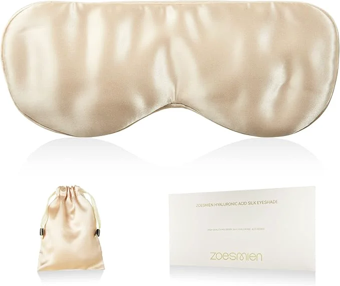 Prestigious Sleep Mask Mulberry Silk for Light Blocking ZOESMIEN Eye Mask for Women Reusable