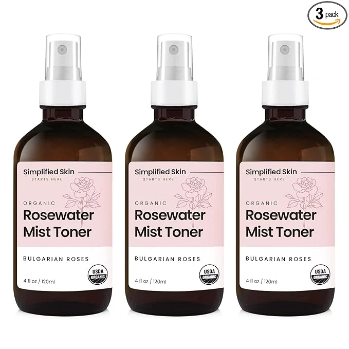 Official Rose Water Spray for Face Hair – Pure USDA Organic Rosewater Toner – Reliable