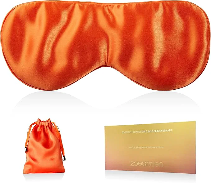 Fast Sleep Mask Mulberry Silk for Light Blocking ZOESMIEN Eye Mask for Women Recyclable