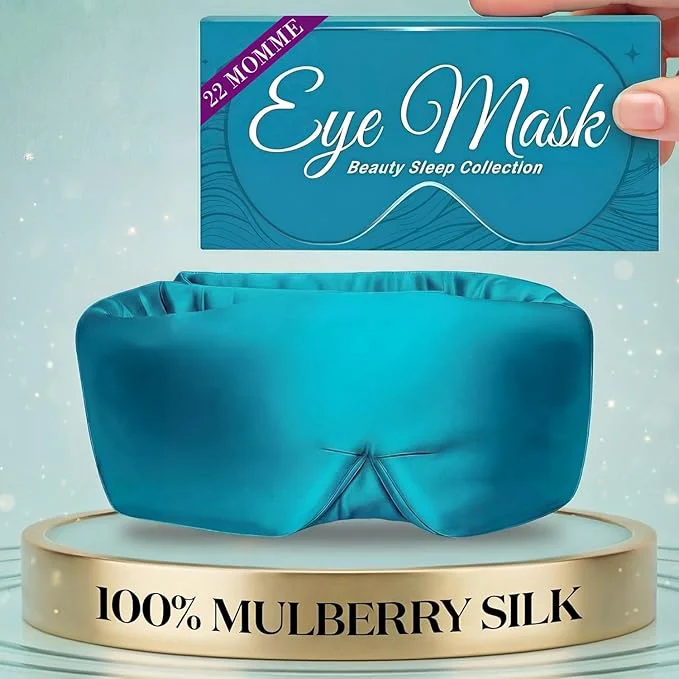Reliable SLEEP SANCTUARY Pure Mulberry Silk Sleep Mask Powerful