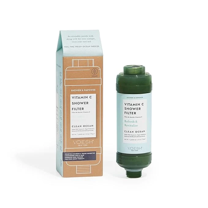 Premium VOESH Vitamin C Shower Filter Clean Ocean Shower Aromatherapy Water Purifier Green